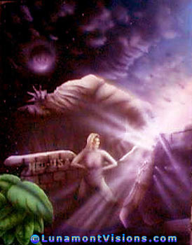 Airbrush Painting of Medusa