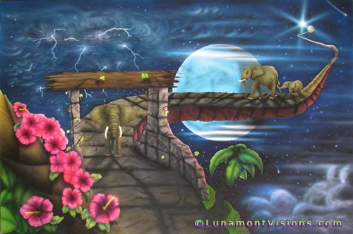 Airbrush Painting of Odyssey