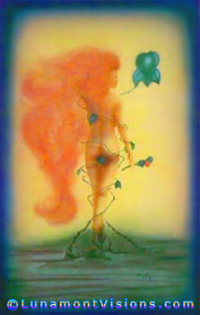 Watercolor Airbrush Painting of Summer